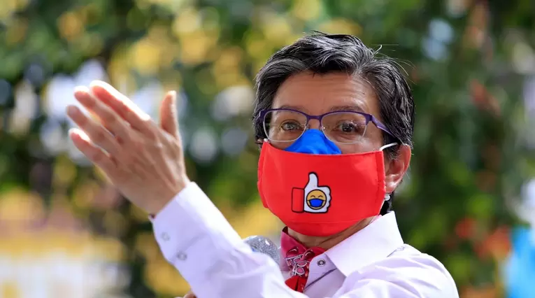 La alcaldesa de Bogotá, Claudia López.