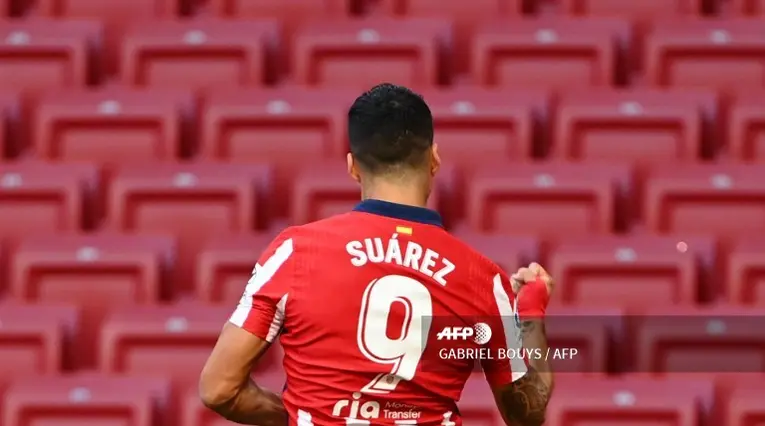 Luis Suárez, delantero del Atlético de Madrid
