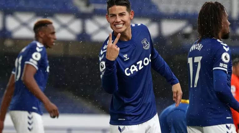 James Rodríguez, Everton