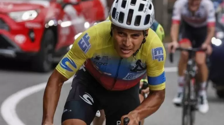 Jonathan Caicedo, ciclista ecuatoriano del EF