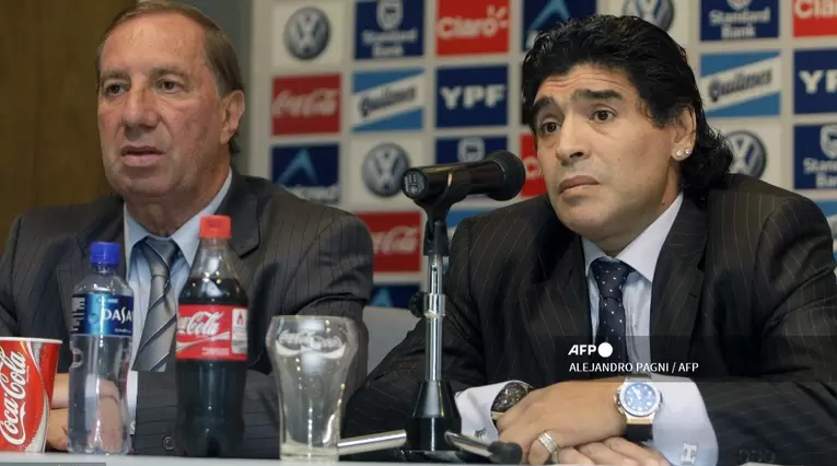 Salvador Bilardo y Maradona