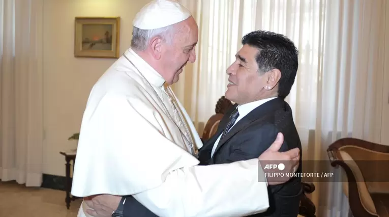 Maradona y Papa