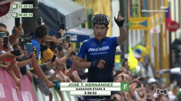 José Tito Hernández ganó la etapa 8 de la Vuelta a Colombia 