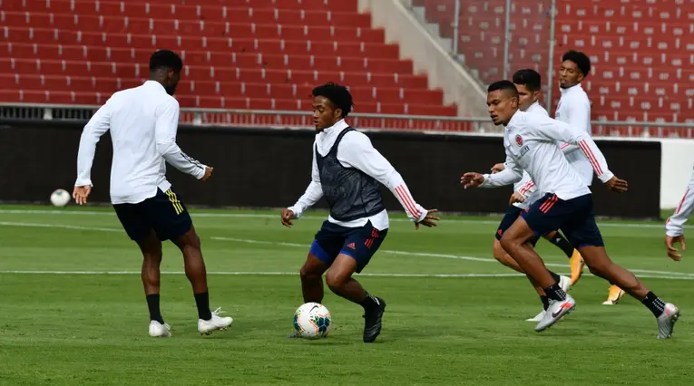Selección Colombia- Entrenamiento en Quito