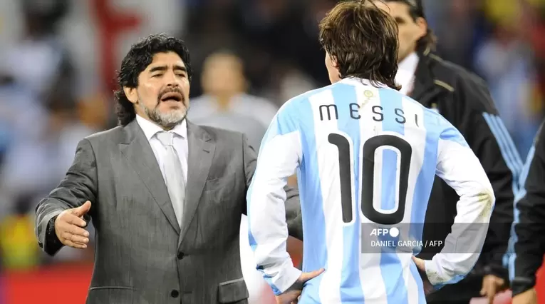 Lionel Messi, Maradona