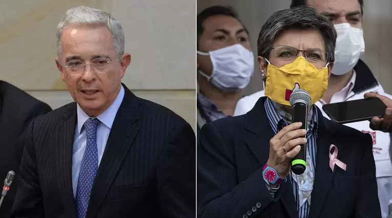 Álvaro Uribe, Claudia López