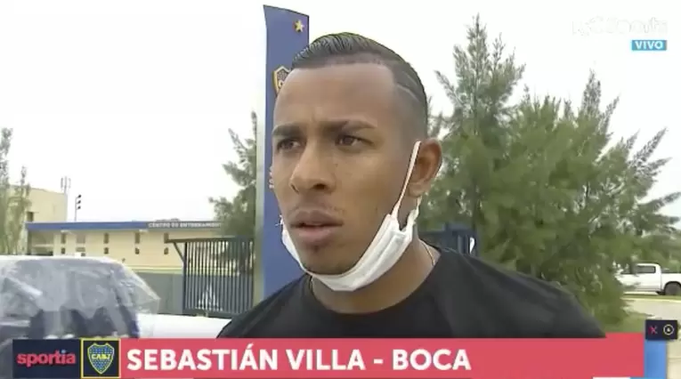 Sebastián Villa, jugador colombiano de Boca Juniors