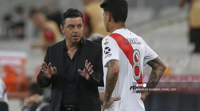 Marcelo Gallardo y Jorge Carrascal, River Plate