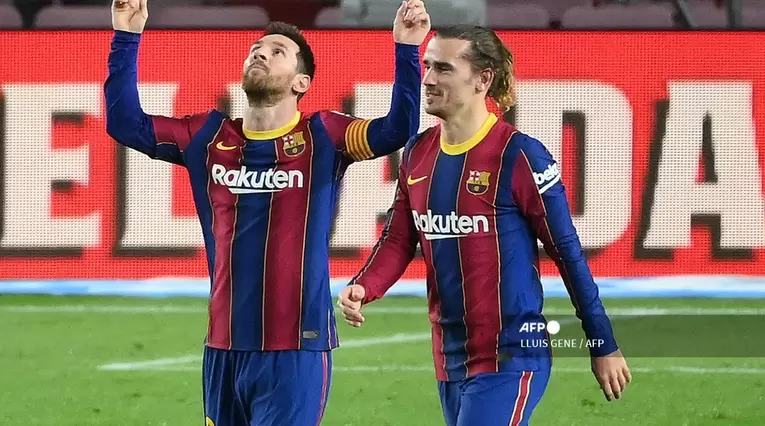 Messi y Griezmann, Barcelona 2021