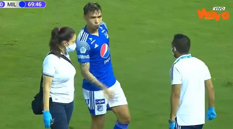 Ricardo Márquez, lesión en Millonarios 2021