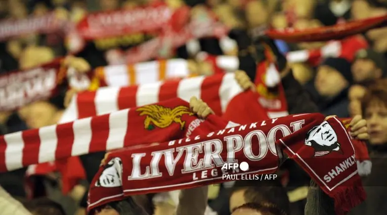 Liverpool, hinchas en Anfield Road