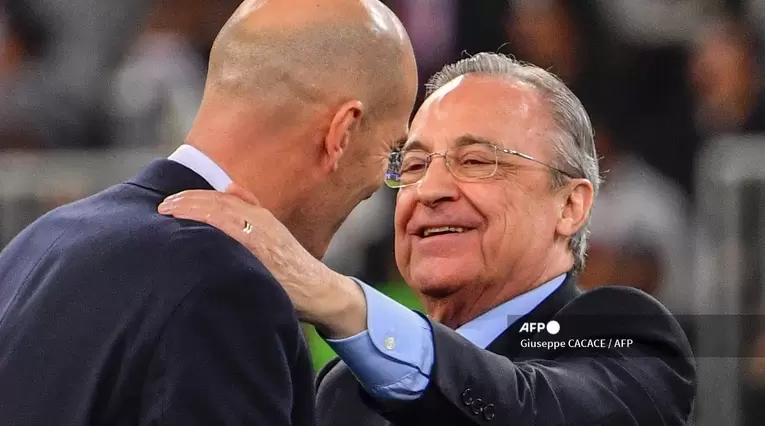Florentino Pérez y Zidane - Real Madrid