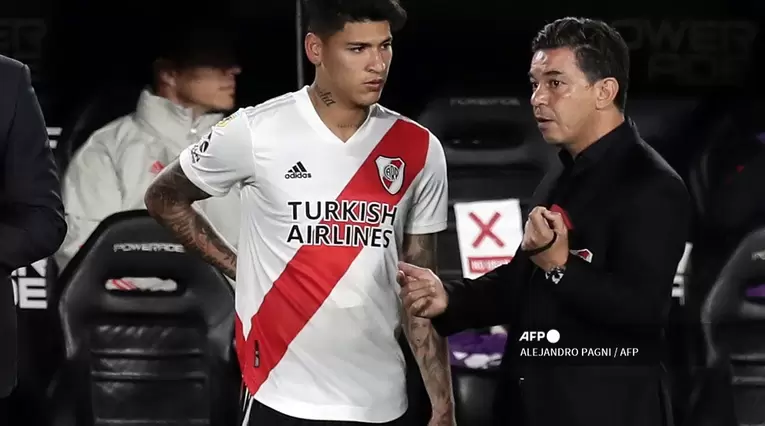 Jorge Carrascal y Marcelo Gallardo; River Plate