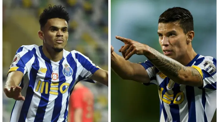 Luis Díaz y Mateus Uribe, Porto
