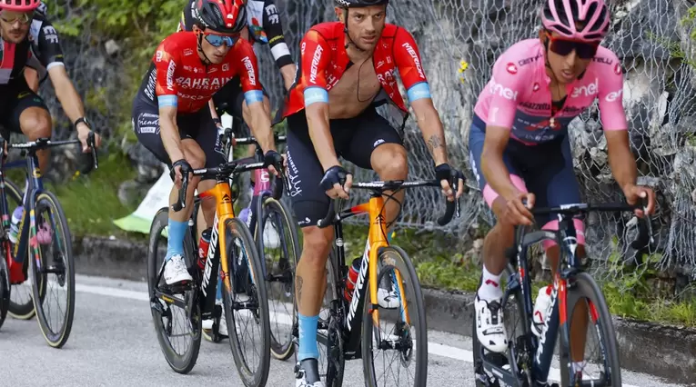 Egan Bernal y Damiano Caruso - Giro de Italia