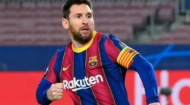 Messi, jugador del Barcelona 2021