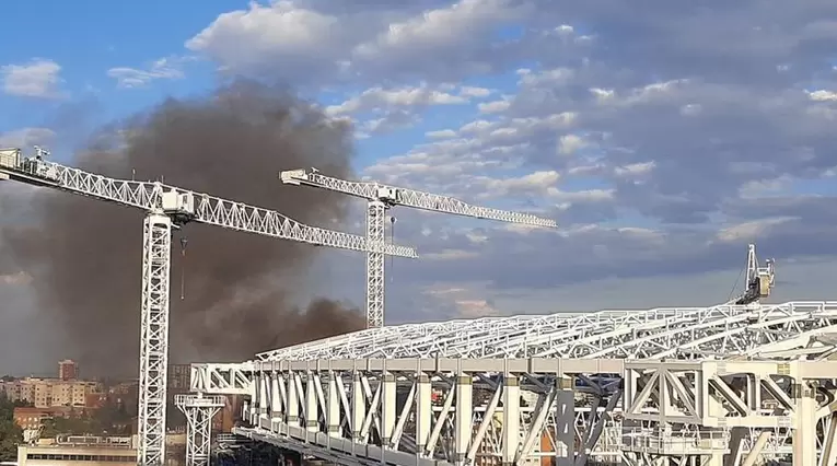 Incendio santiago Bernabéu