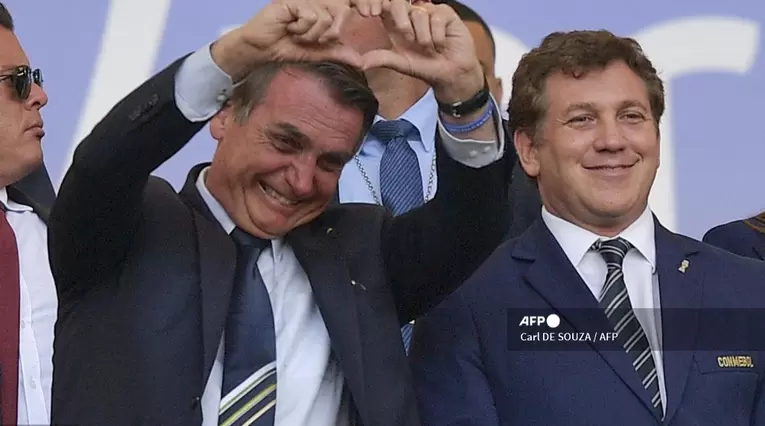 Jair Bolsonaro y Alejandro Domínguez