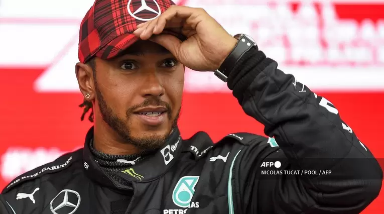 Lewis Hamilton, piloto inglés 2021