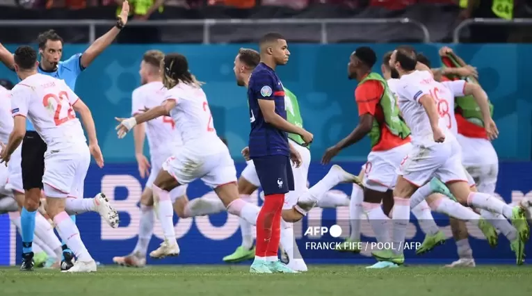 Mbappé falló el penal de Francia vs Suiza