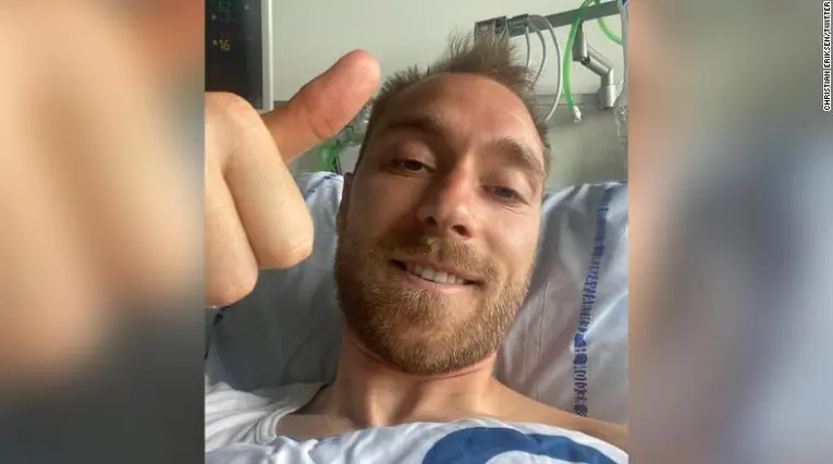 Eriksen, jugador de Dinamarca 