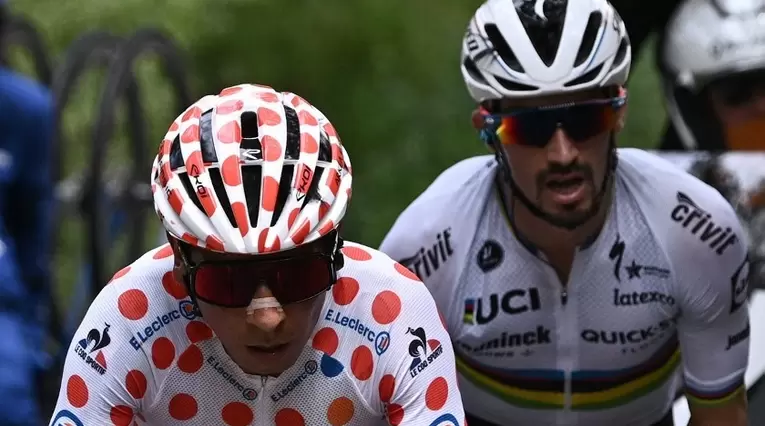 Nairo Quintana y Julian Alaphilippe - Tour de Francia 2021