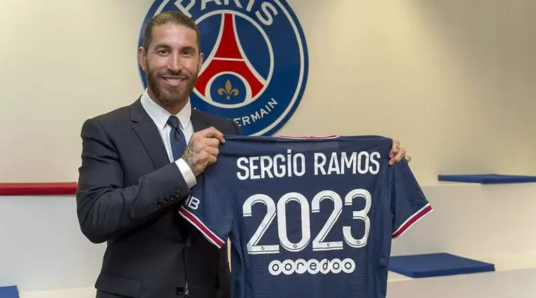 Sergio Ramos, jugador del PSG