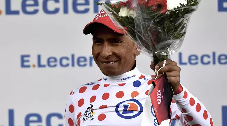 Nairo Quintana, líder de la montaña en el Tour de Francia