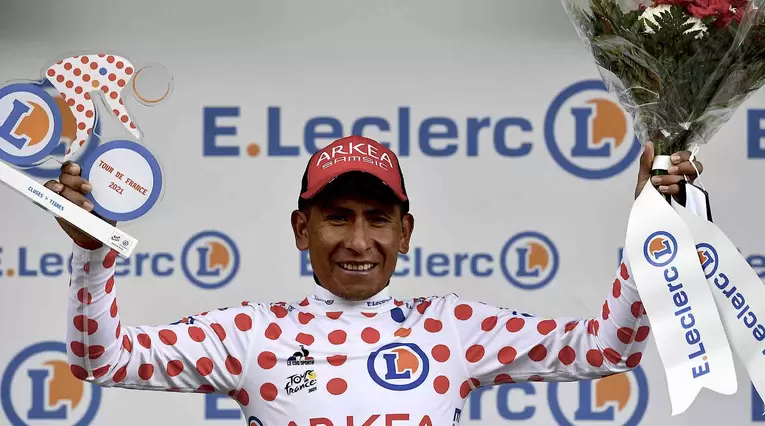 Nairo Quintana, líder de la montaña del Tour de Francia
