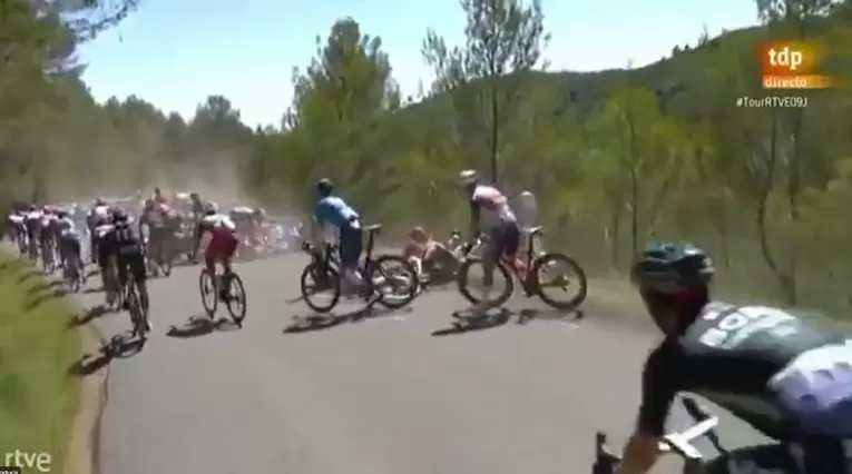 Tour de Francia caída, etapa 13