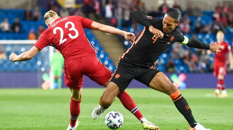 Noruega enfrentó a Países Bajos en la Eliminatoria