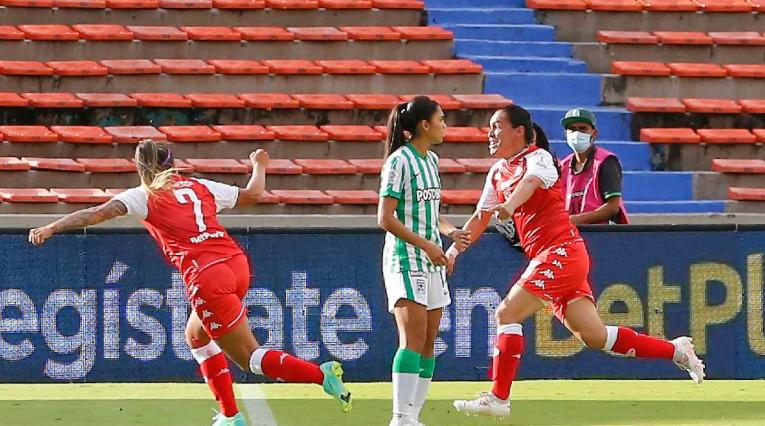 Santa Fe superó a Nacional en la Liga Femenina