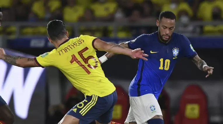 Colombia vs Brasil por Eliminatoria a Qatar