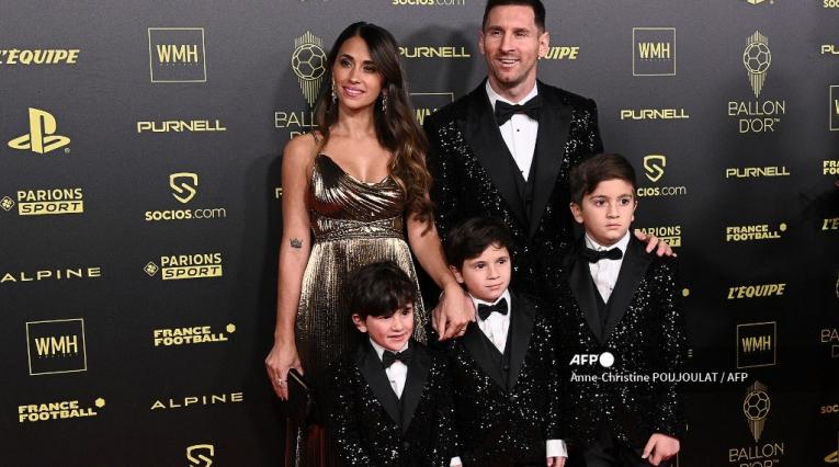 Lionel Messi y su familia 2021-2