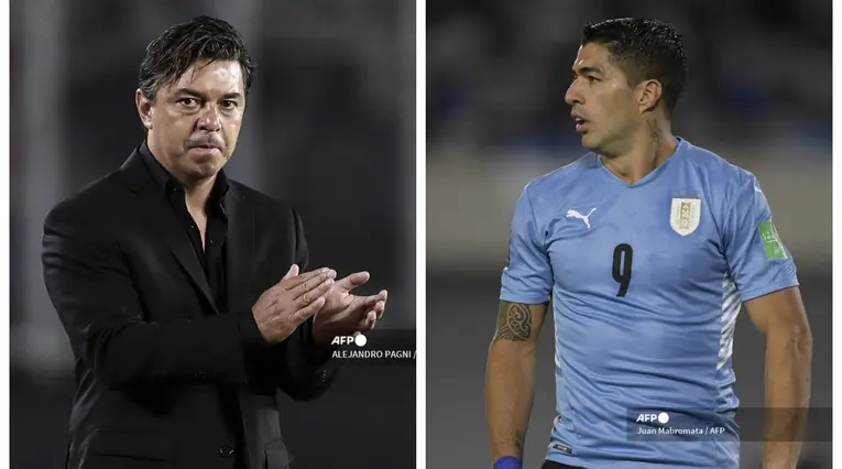 Marcelo Gallardo y Luis Suárez