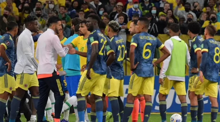 Selección Colombia vs Brasil