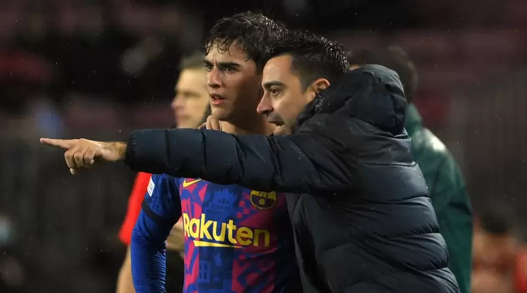 Xavi, técnico del Barcelona