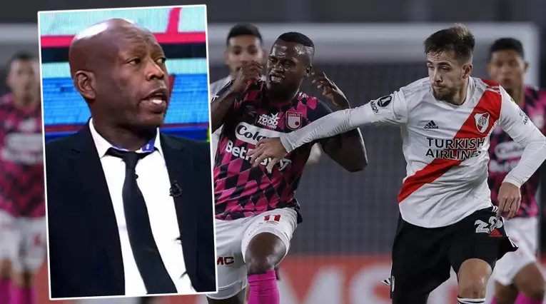 Tino Asprilla; River Plate vs Santa Fe