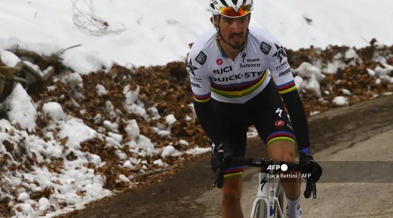 Julian Alaphilippe, durante la Tirreno Adriático.