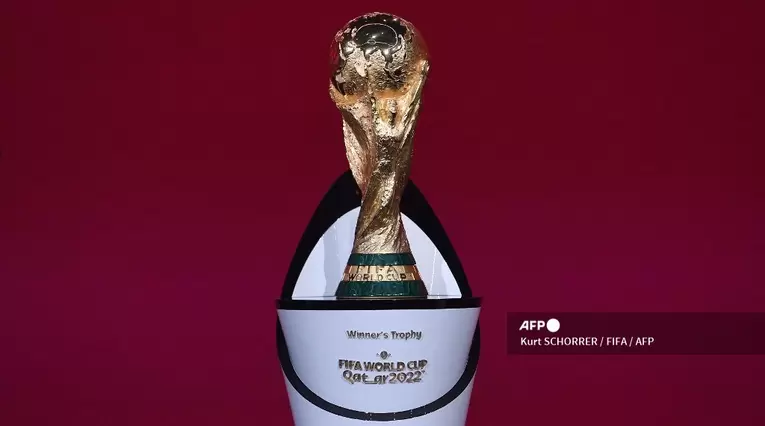 Trofeo de la Copa Mundial, que se disputará en Qatar.