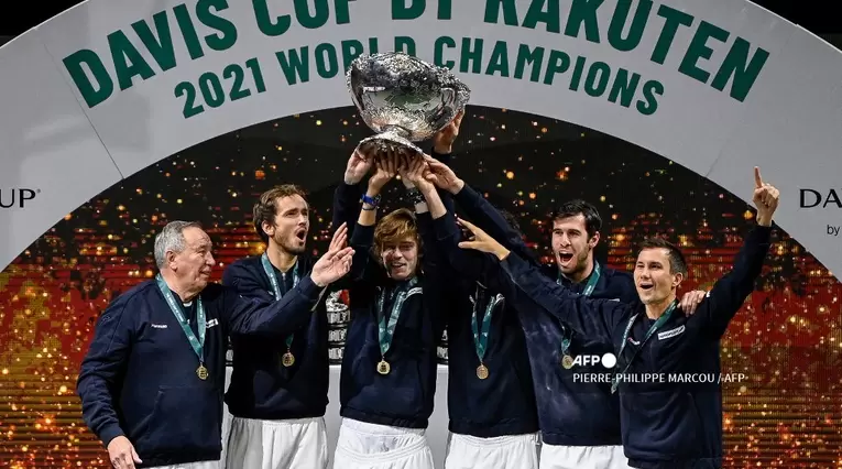Rusia, campeón de la Copa Davis 2021.