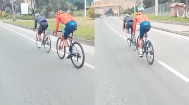 Egan Bernal alcanza los 50 kilómetros por hora