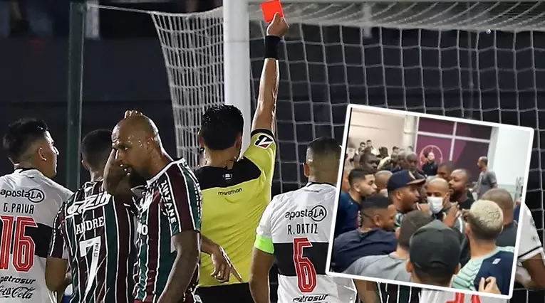 Felipe Melo, el principal señalado tras la eliminación de Fluminense en Copa Libertadores.