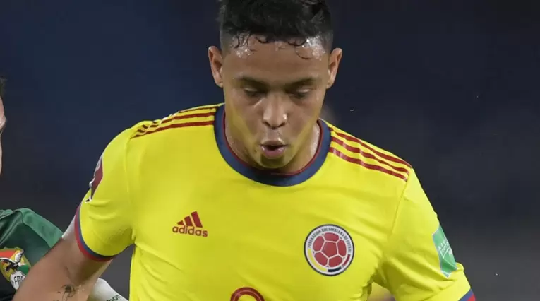 Luis Fernando Muriel en la Selección Colombia contra Bolivia