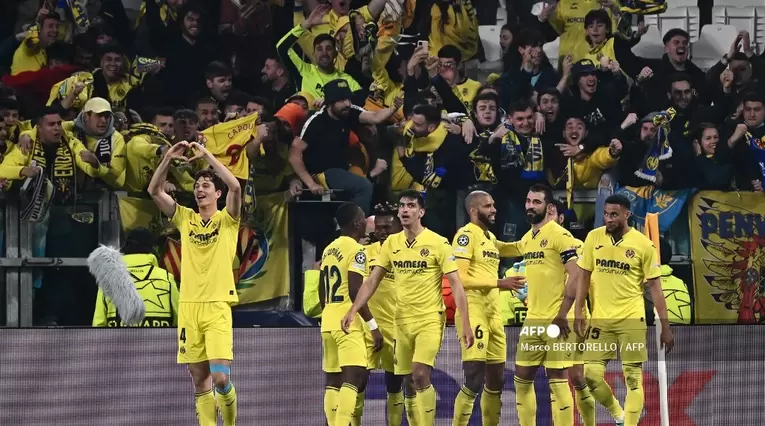 Villarreal en su duelo de vuelta de octavos de Champions ante Juventus.