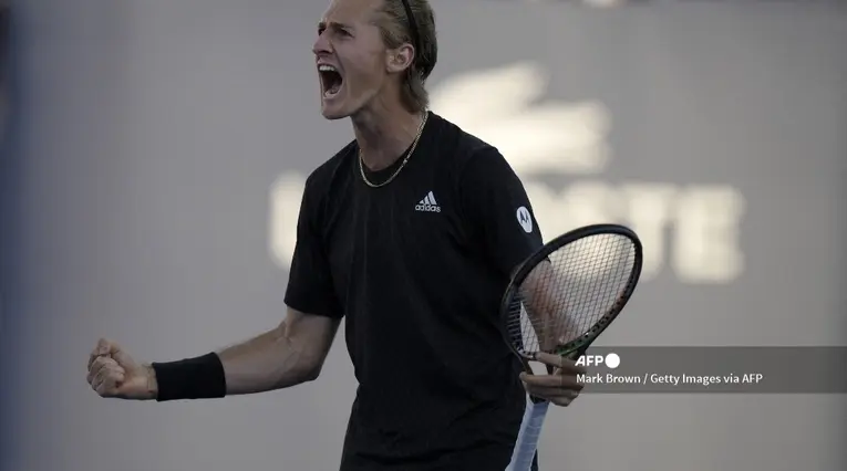 Sebastián Korda, próximo rival de Carlos Alcaraz en el Masters 1000 de Montecarlo.