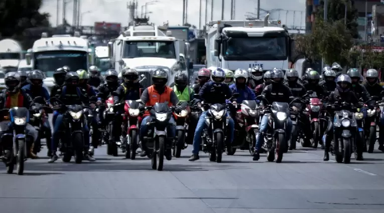 Motociclistas Bogotá