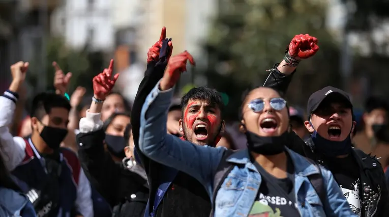 Protestas en Bogotá