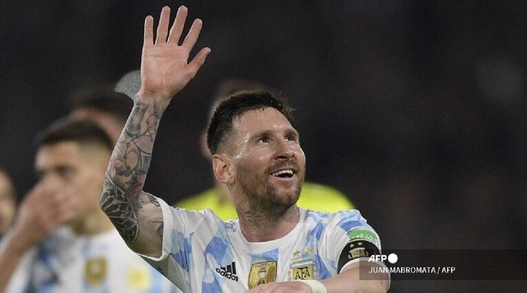 Lionel Messi, en su último partido de Eliminatorias en terriotrio argentino.