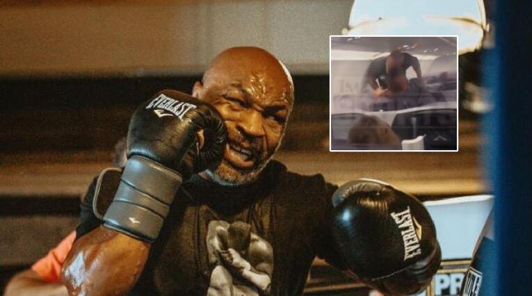 Tyson golpeó a un pasajero de avión